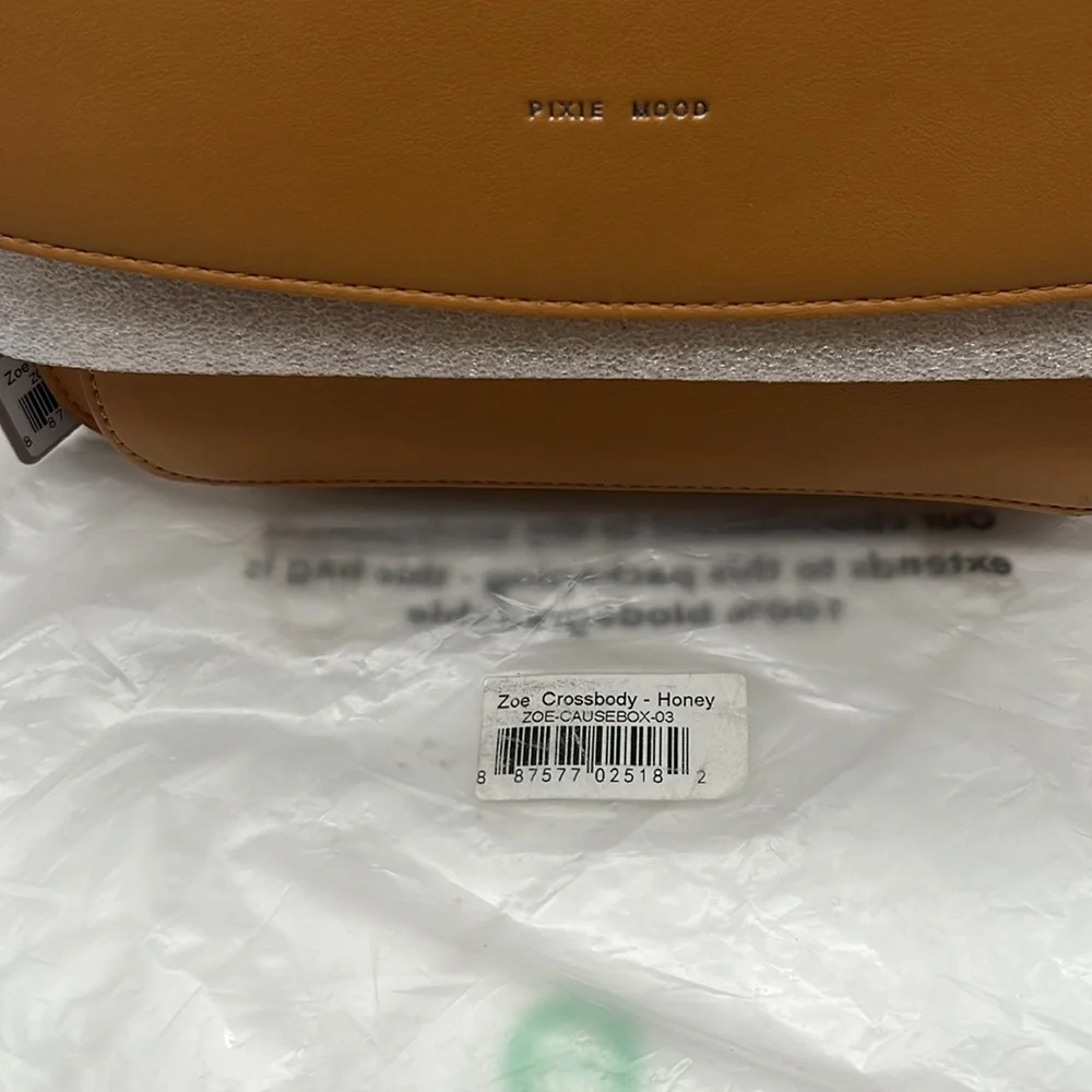 Pixie Mood - Bag Zoe Crossbody - Honey Color NWT
